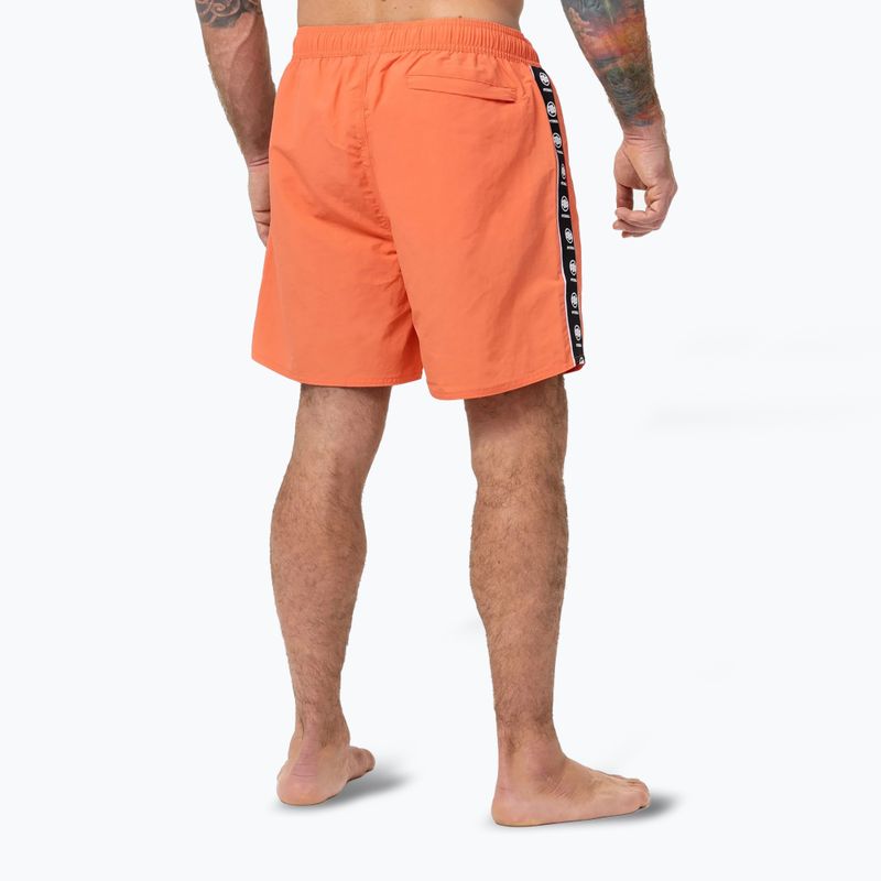 Szorty kąpielowe męskie Pitbull Blackmore bright salmon 3