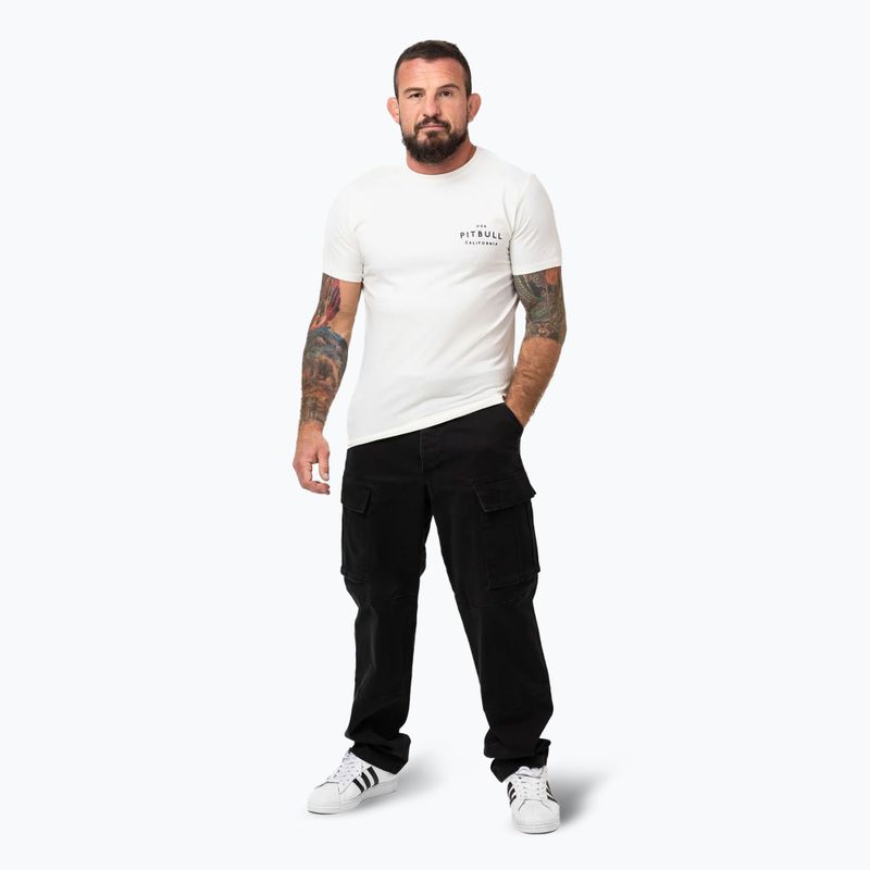 Koszulka męska Pitbull USA CAL off white 2