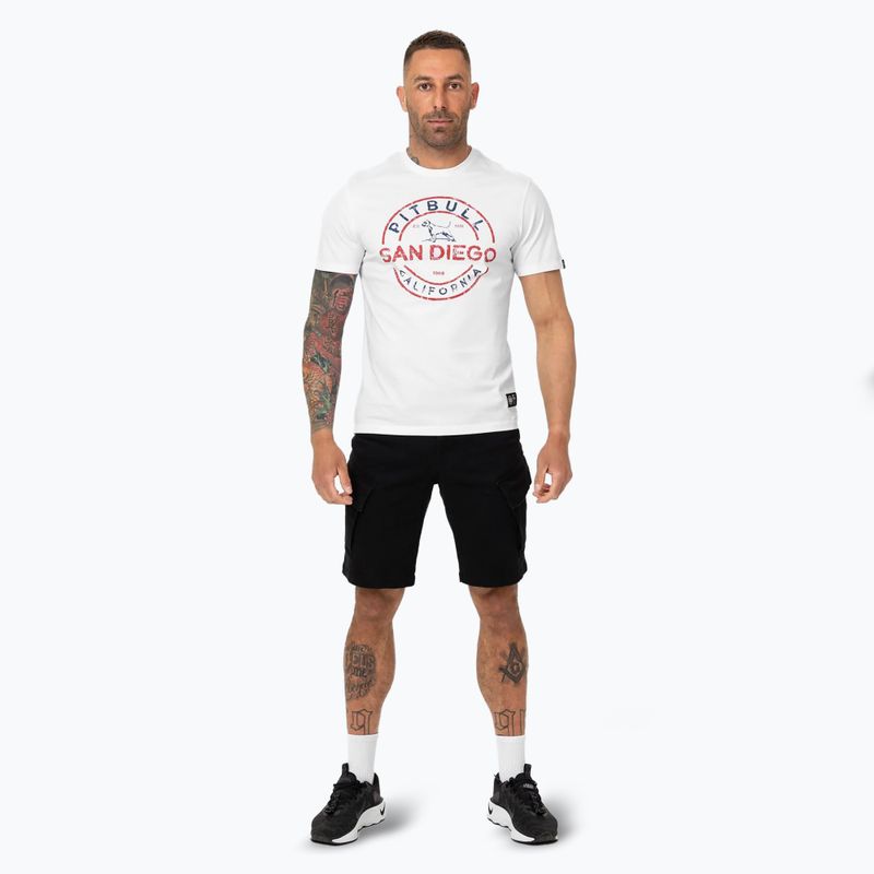 Koszulka męska Pitbull San Diego Ins. white/blue 2