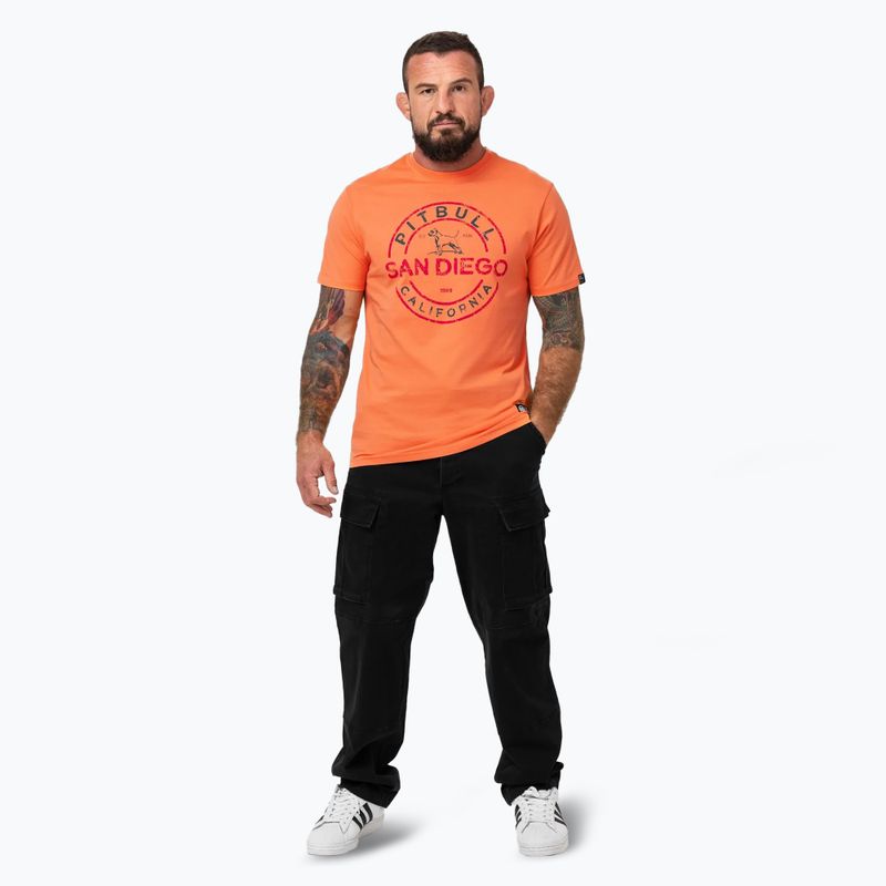Koszulka męska Pitbull San Diego Ins. fluo orange 2