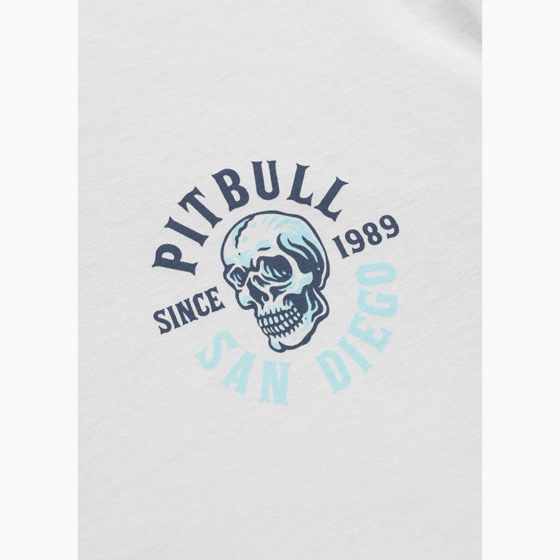 Koszulka męska Pitbull Skull Surf white/blue 4