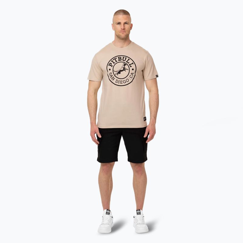 Koszulka męska Pitbull San Diego CA ultra light sand 2