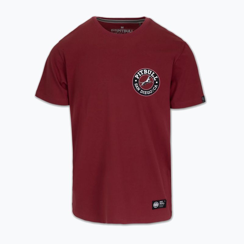 Koszulka męska Pitbull San Diego CA black burgundy 4