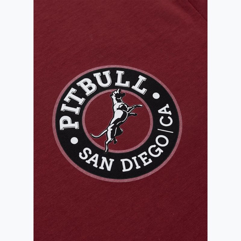 Koszulka męska Pitbull San Diego CA black burgundy 6