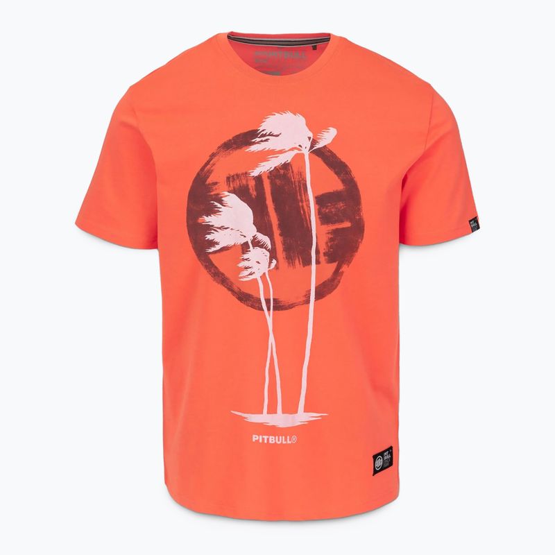 Koszulka męska Pitbull Palms bright salmon 4
