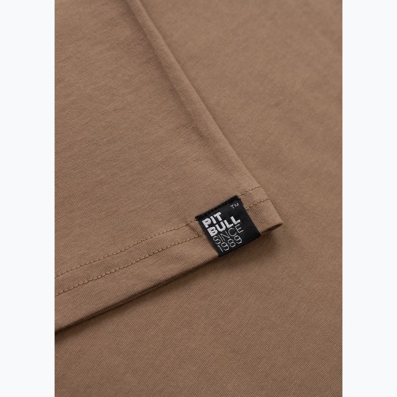 Koszulka męska Pitbull Logo Palms brown savana 8