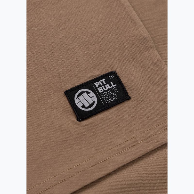 Koszulka męska Pitbull Logo Palms brown savana 9