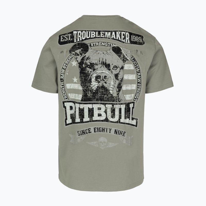 Koszulka męska Pitbull Troublemarker dusty salvia 2