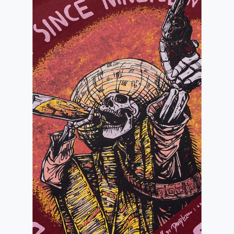 Koszulka męska Pitbull Shot For Shot burgundy 6