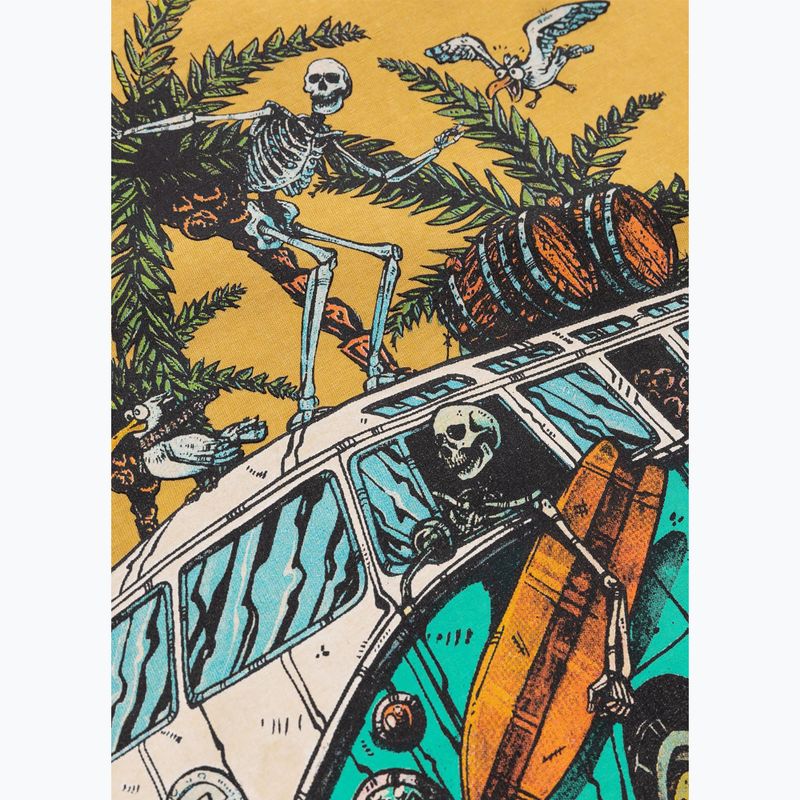 Koszulka męska Pitbull Open Beach washed yellow 8