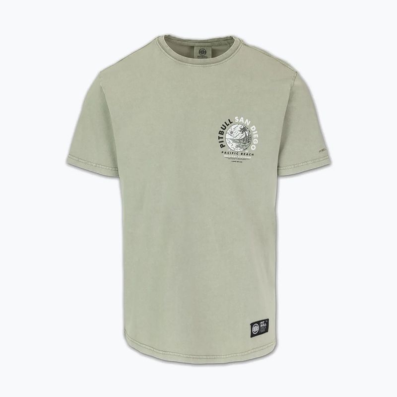 Koszulka męska Pitbull Planet Surf dusty salvia 4