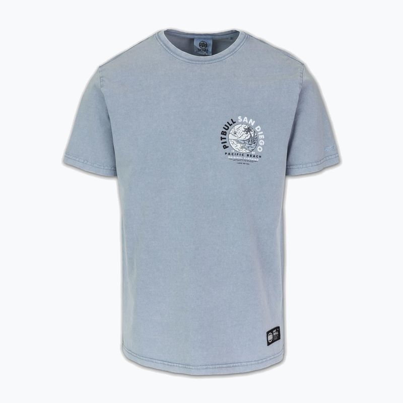 Koszulka męska Pitbull Planet Surf washed blue 5