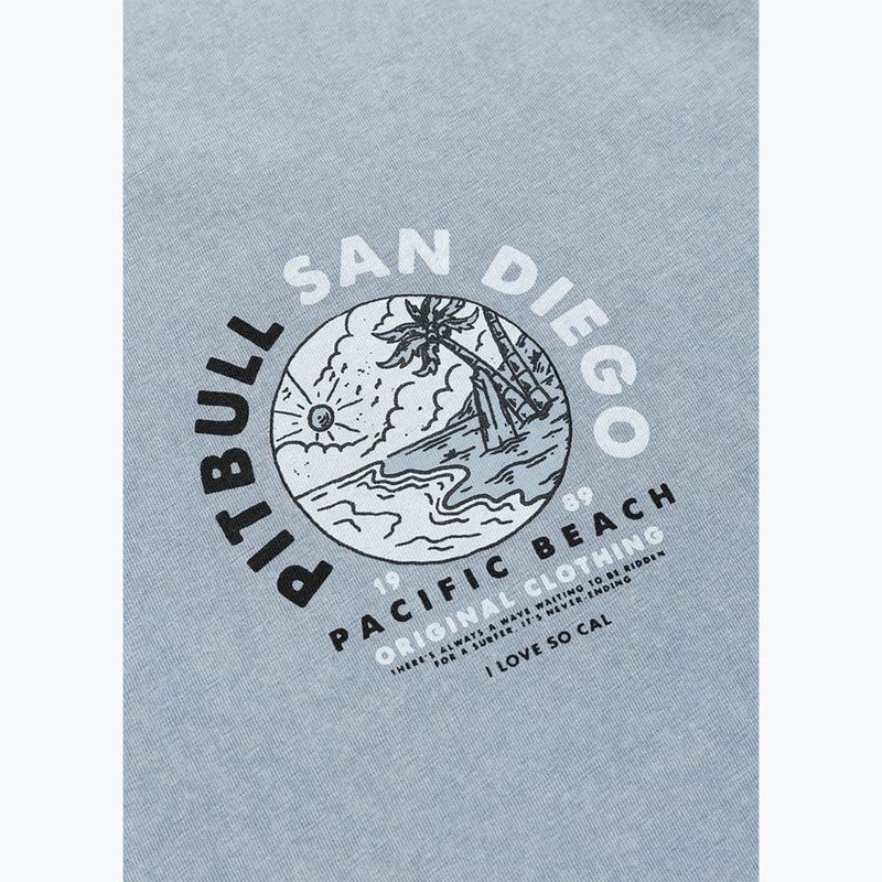 Koszulka męska Pitbull Planet Surf washed blue 8