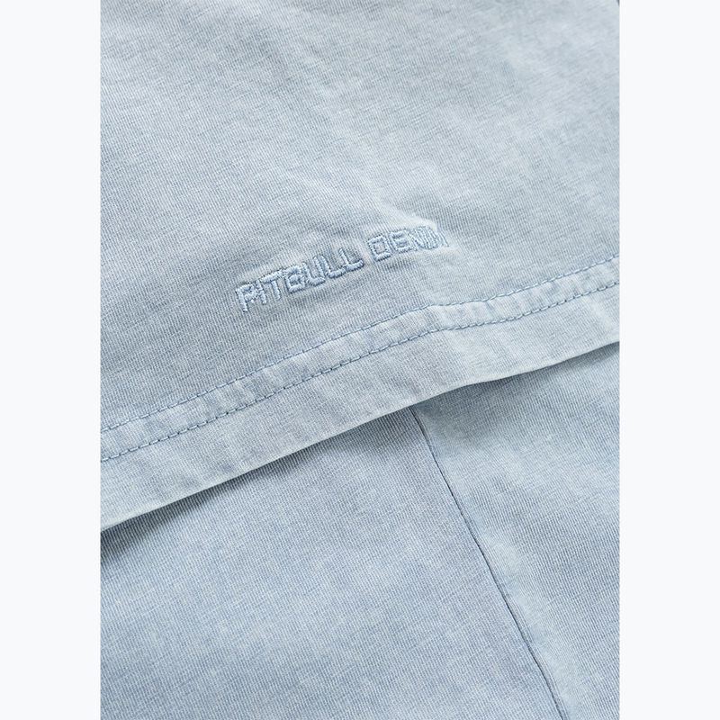 Koszulka męska Pitbull Planet Surf washed blue 11