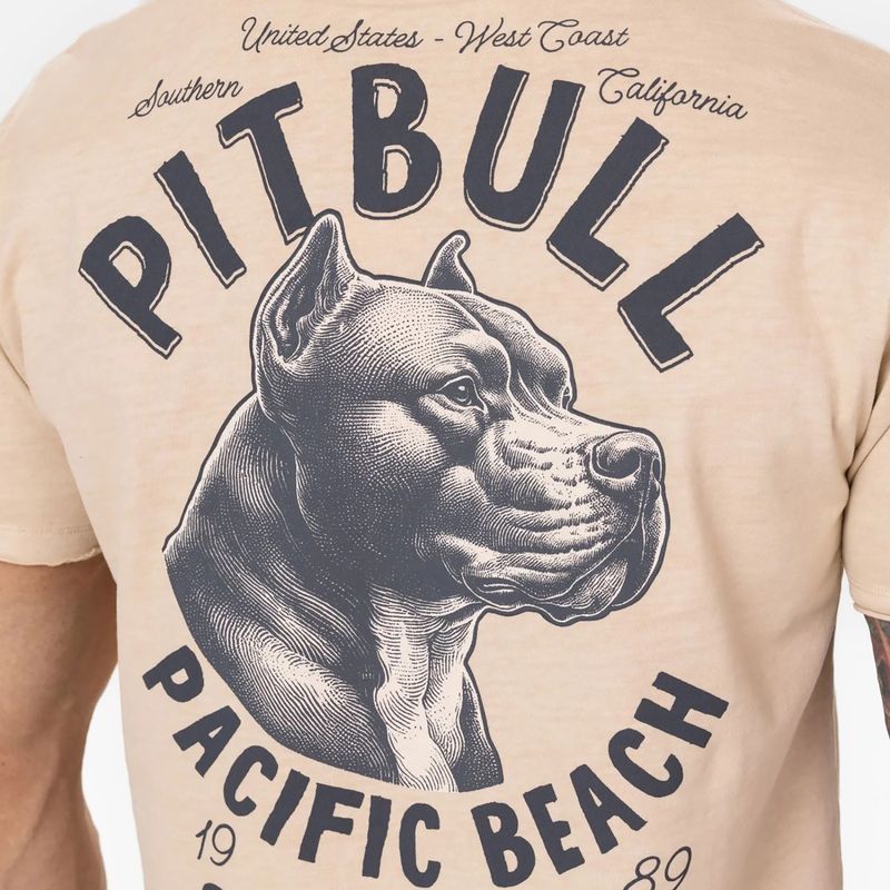 Koszulka męska Pitbull Pacyfic ultra light sand 3