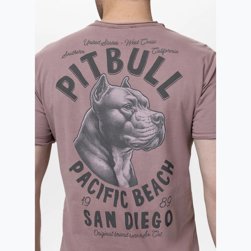 Koszulka męska Pitbull Pacyfic dusty burgundy 3