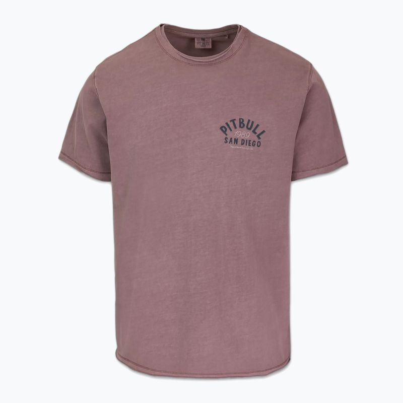 Koszulka męska Pitbull Pacyfic dusty burgundy