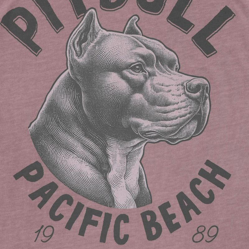 Koszulka męska Pitbull Pacyfic dusty burgundy 5