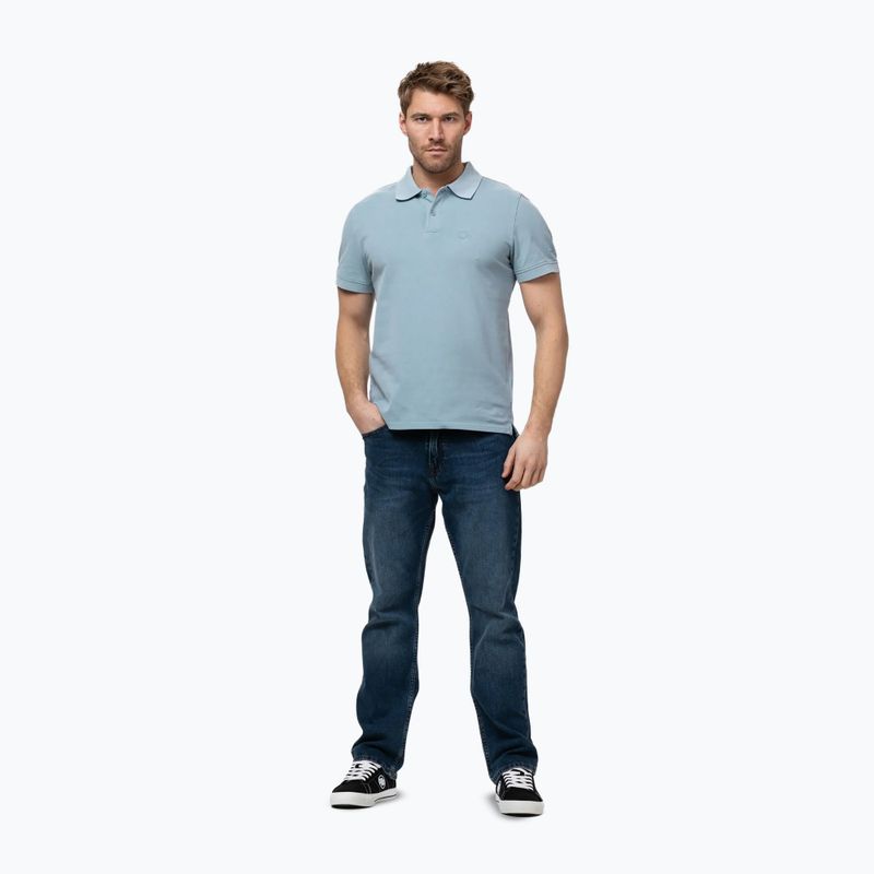 Koszulka polo męska Pitbull Washed Polo washed blue 2