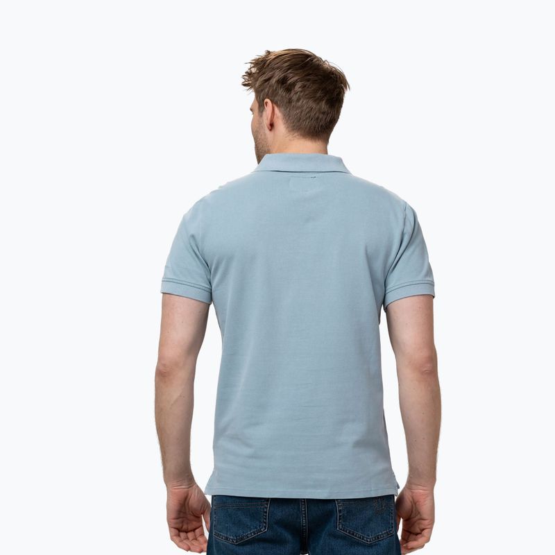 Koszulka polo męska Pitbull Washed Polo washed blue 3