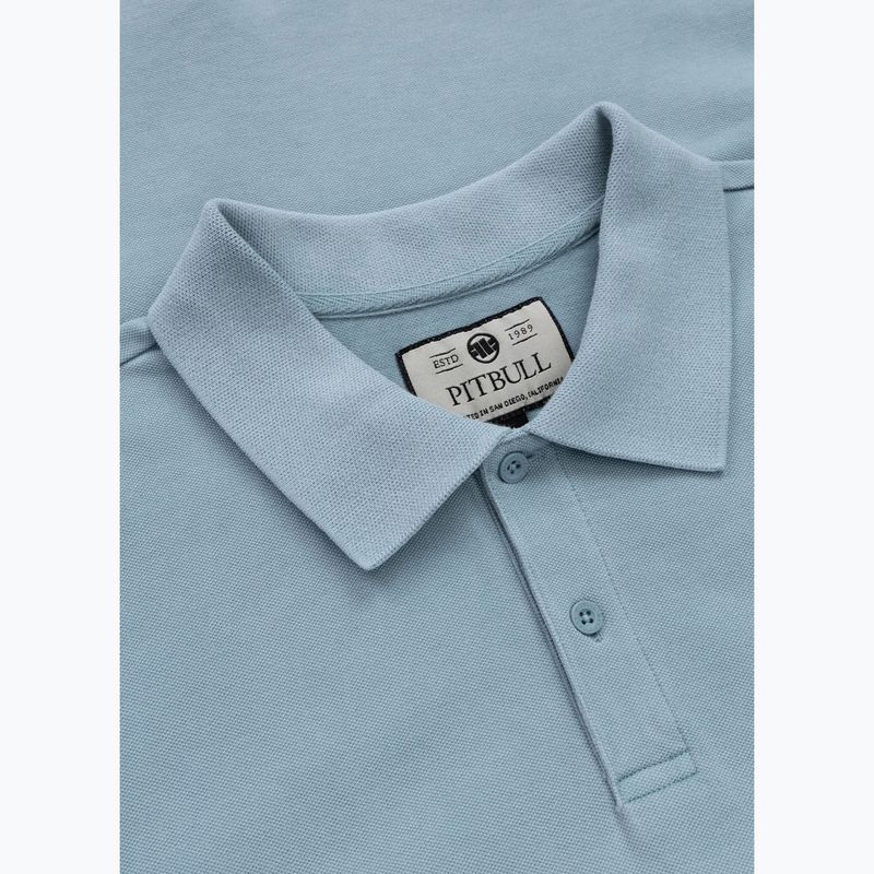 Koszulka polo męska Pitbull Washed Polo washed blue 3