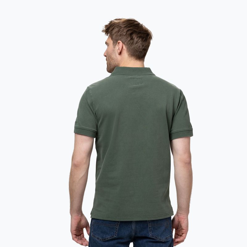 Koszulka polo męska Pitbull Washed Polo sage green 3