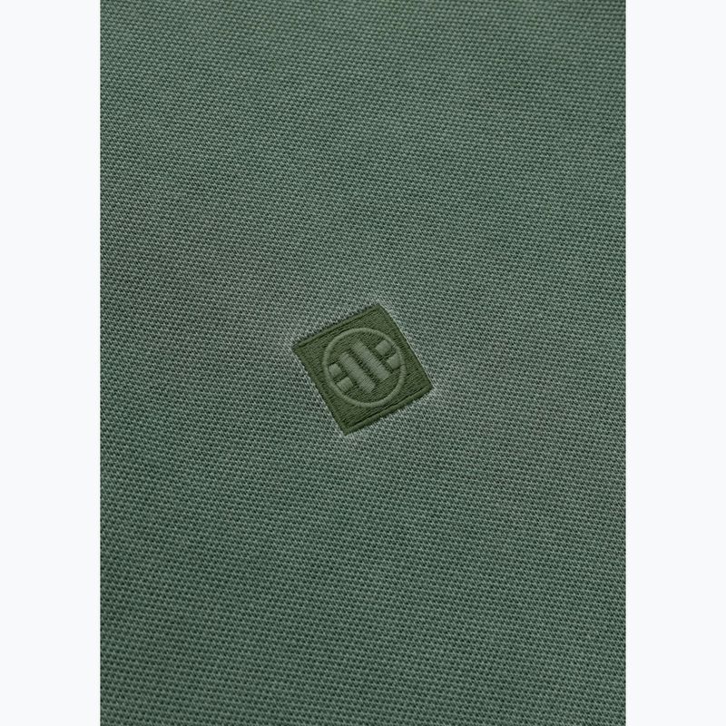 Koszulka polo męska Pitbull Washed Polo sage green 4