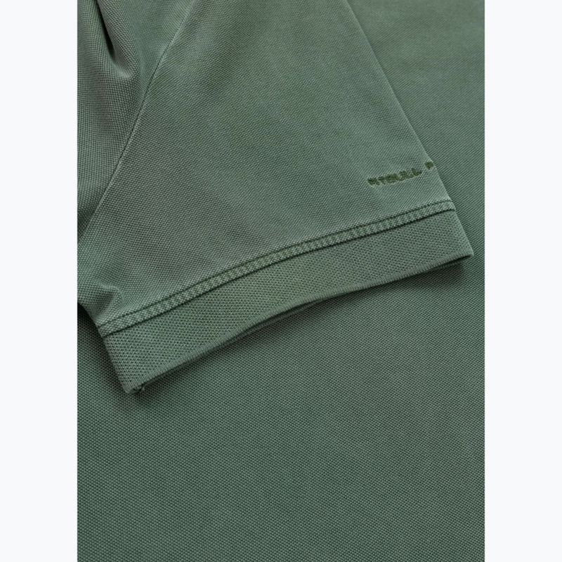 Koszulka polo męska Pitbull Washed Polo sage green 5