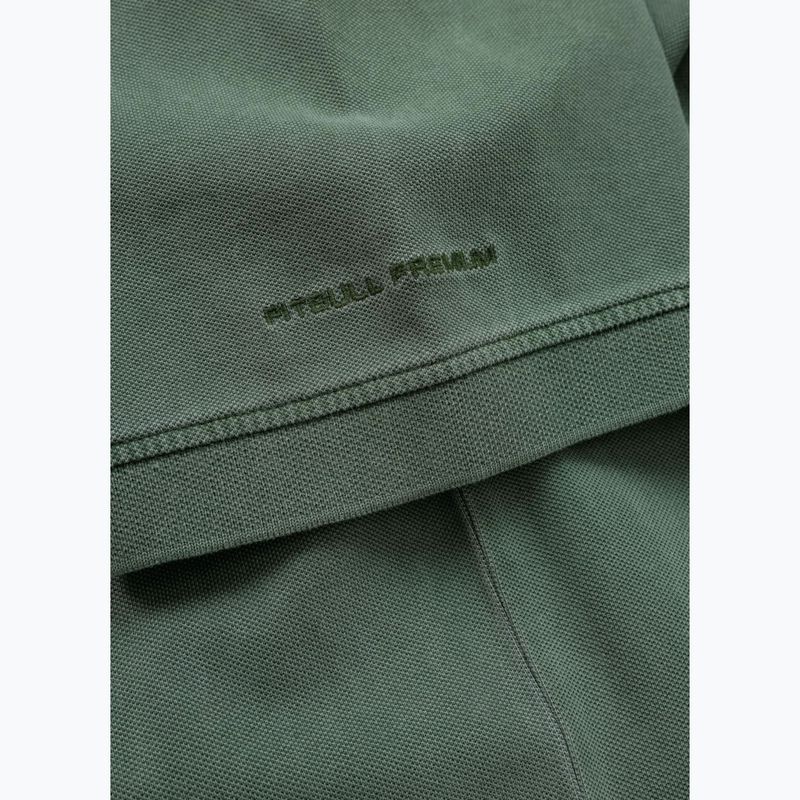 Koszulka polo męska Pitbull Washed Polo sage green 6