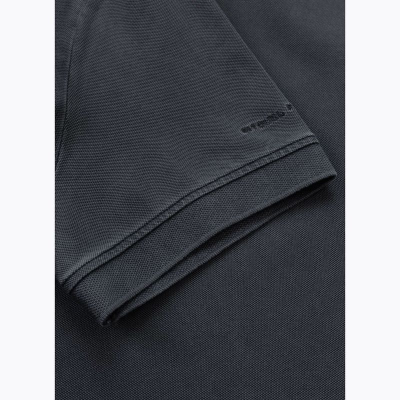Koszulka polo męska Pitbull Washed Polo dark graphite 5