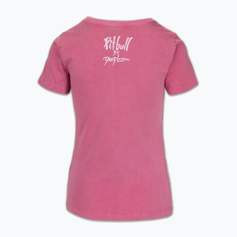 Koszulka damska Pitbull Doubletrouble washed pink 2