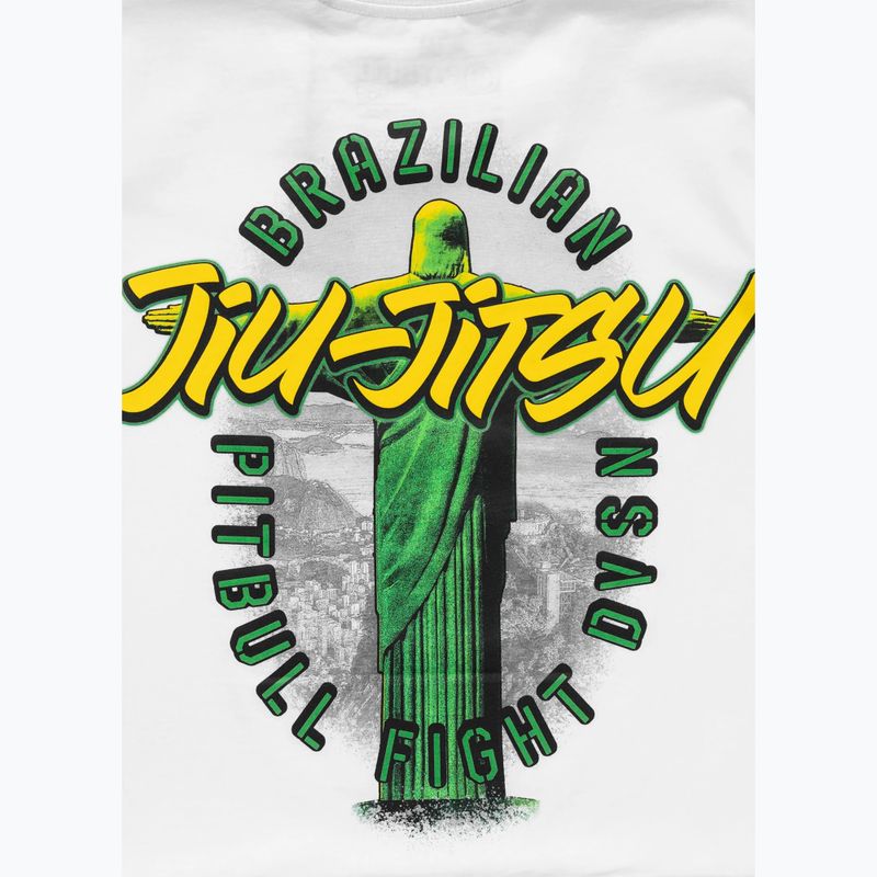 Koszulka męska Pitbull BJJ FIGHT DVSN white 5