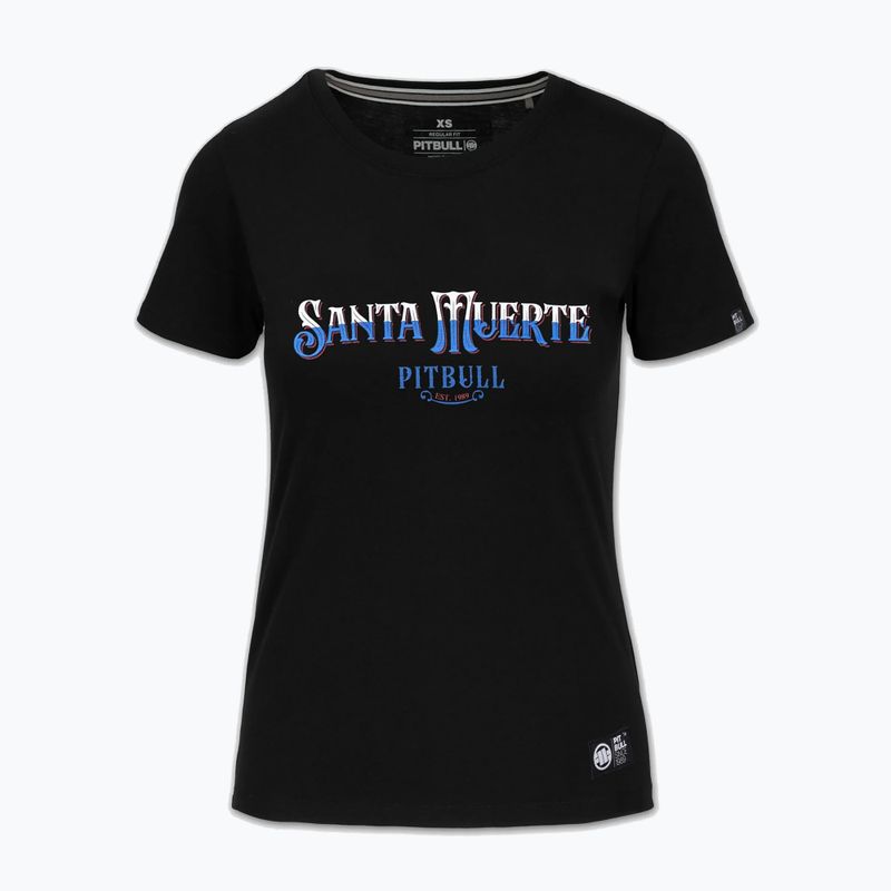 Koszulka damska Pitbull Santa Muerte Blue black 4