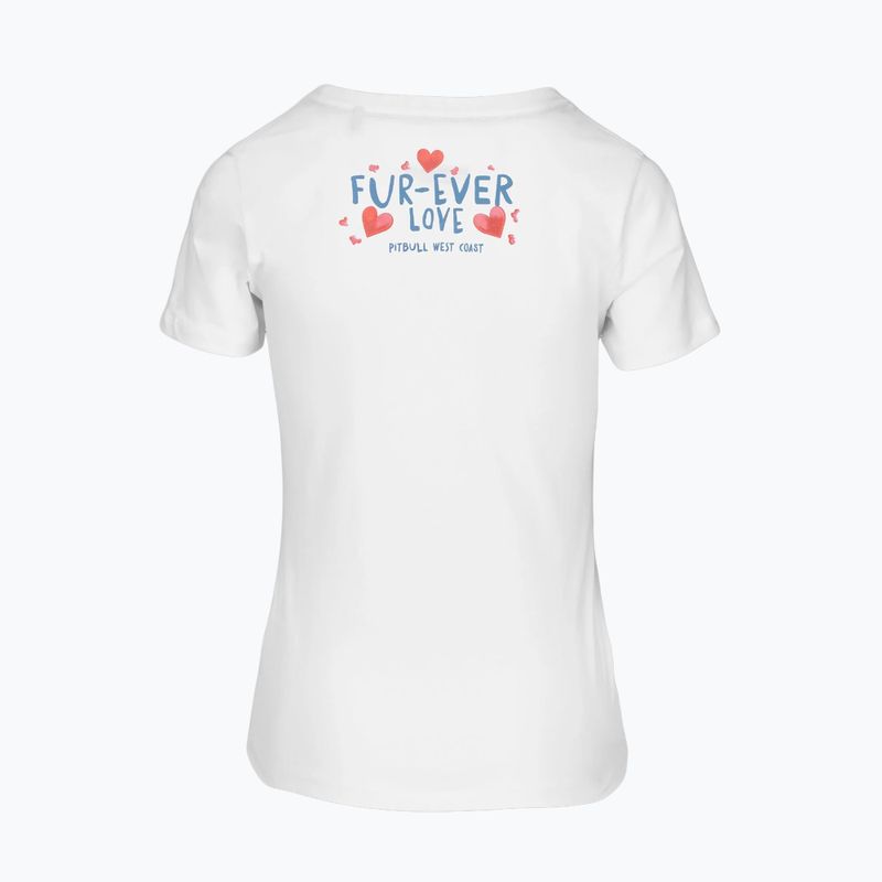 Koszulka damska Pitbull Fur Ever Love white 2