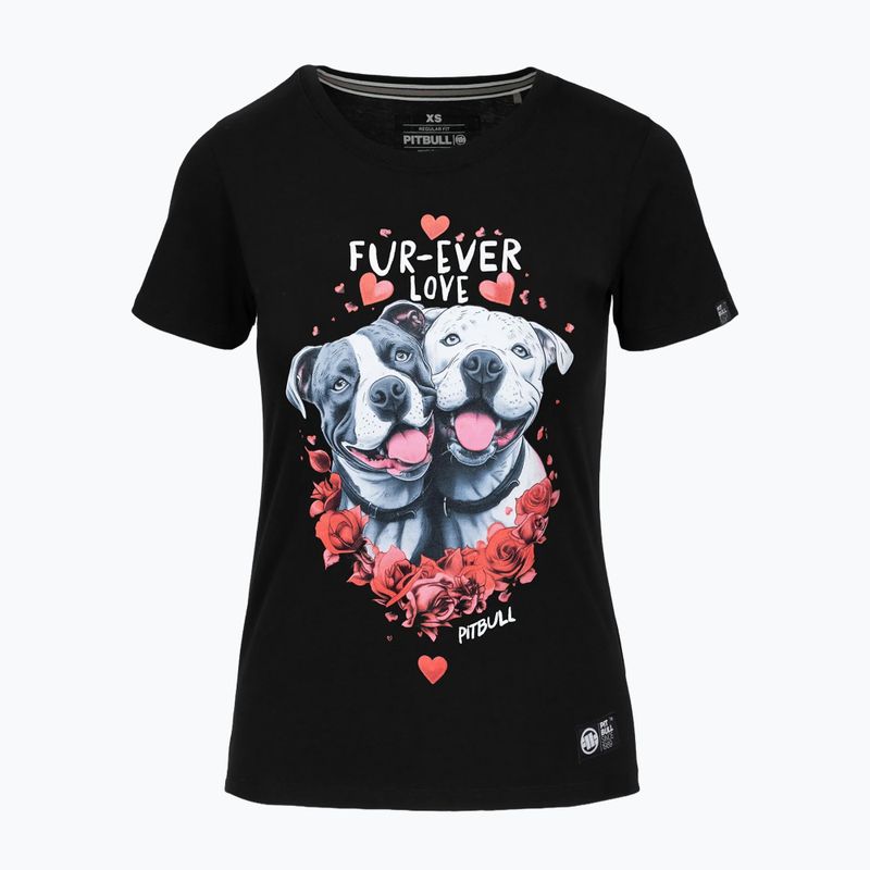 Koszulka damska Pitbull Fur Ever Love black