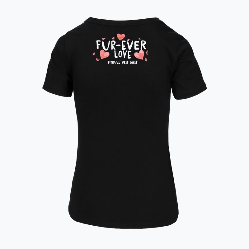 Koszulka damska Pitbull Fur Ever Love black 2
