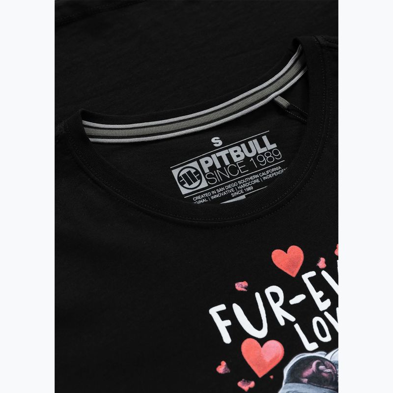 Koszulka damska Pitbull Fur Ever Love black 3