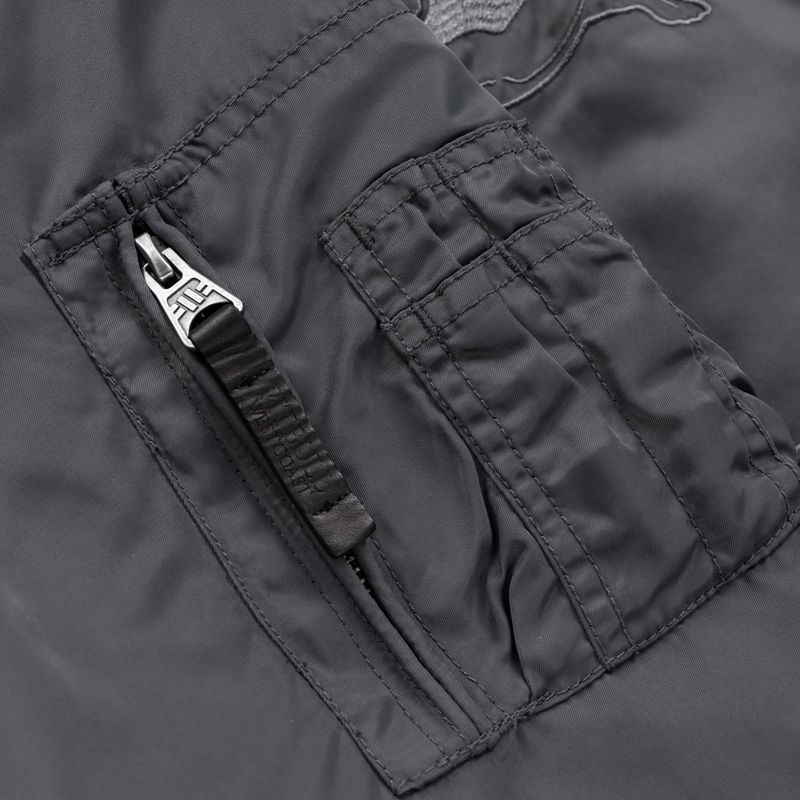Kurtka męska Pitbull Hacket Washed Bomber graphite 6