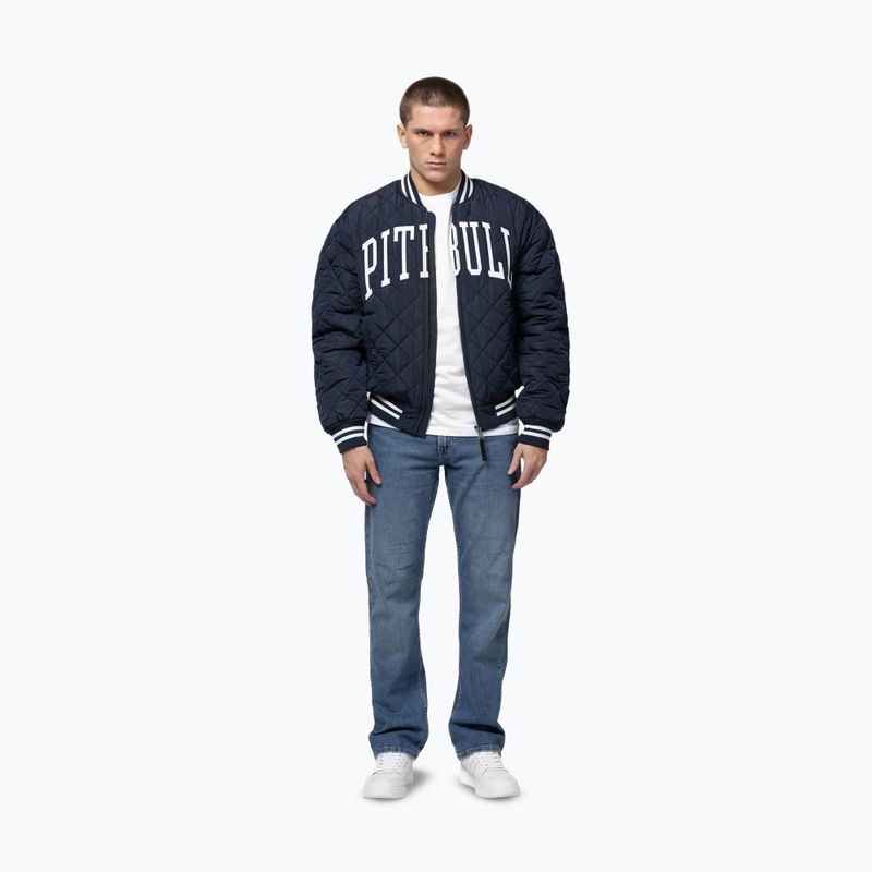 Kurtka męska Pitbull Jupiter Padded Baseball dark navy 2