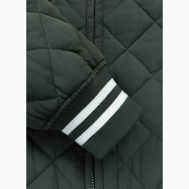 Kurtka męska Pitbull Jupiter Padded Baseball dark green 9