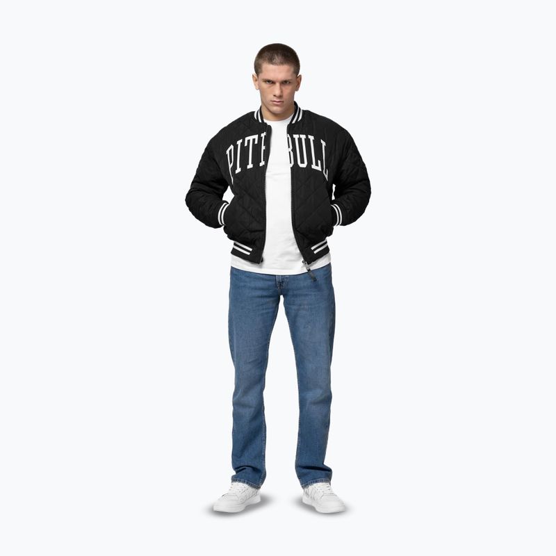 Kurtka męska Pitbull Jupiter Padded Baseball black 2
