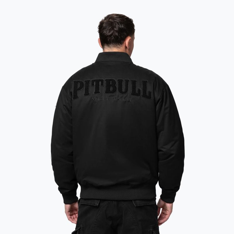 Kurtka męska Pitbull Radford Baseball black/black 3
