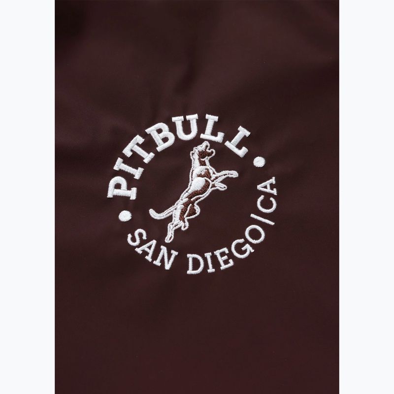 Kurtka męska Pitbull Manolito Baseball burgundy 10