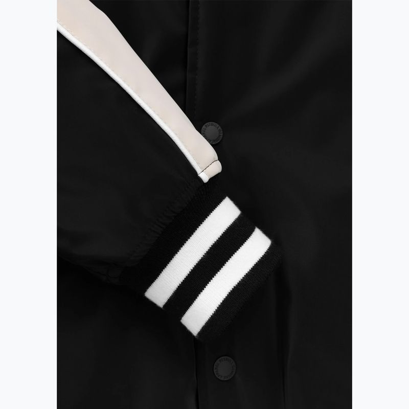 Kurtka męska Pitbull Manolito Baseball black/white 12