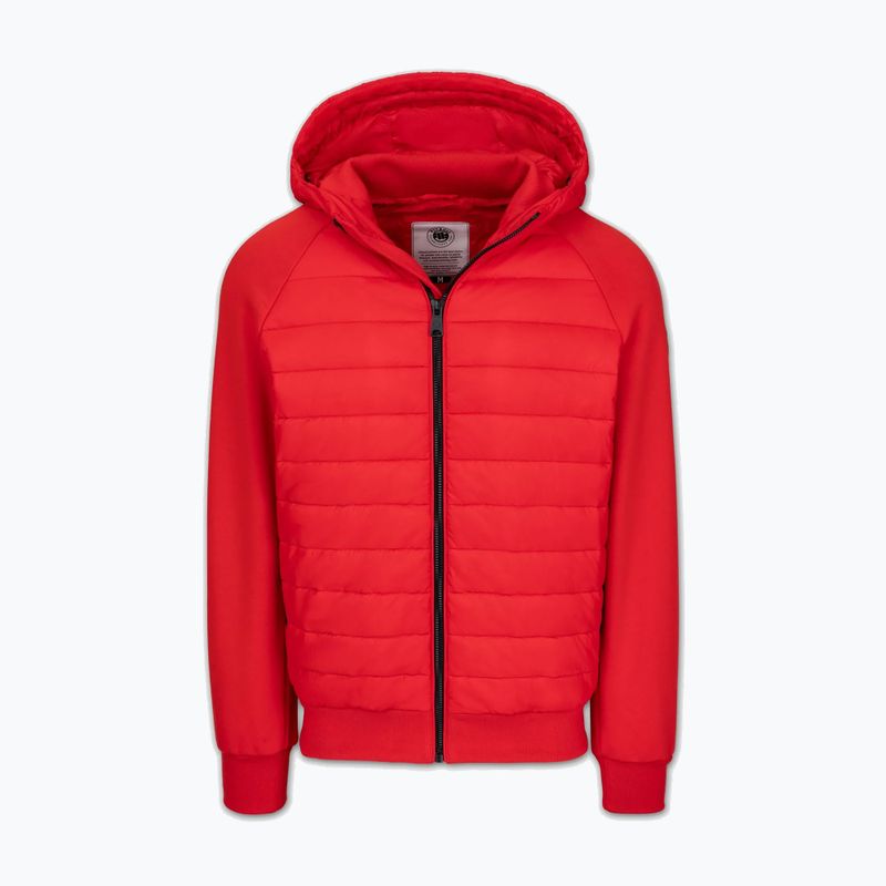 Kurtka męska Pitbull Palomar Padded Hooded Hybrid fluo/red 5