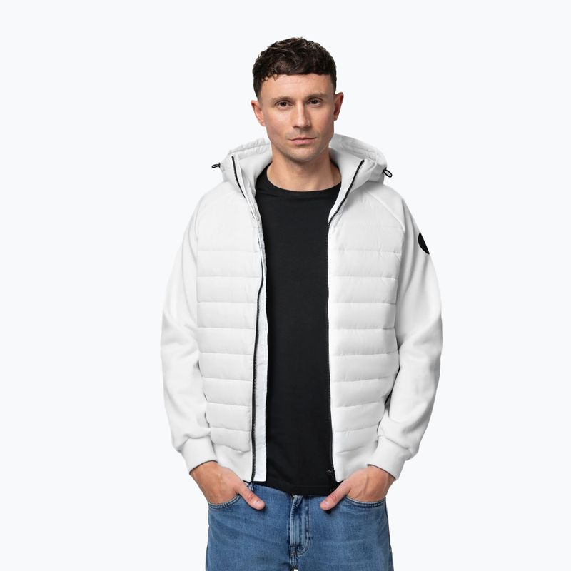 Kurtka męska Pitbull Palomar Padded Hooded Hybrid white 4