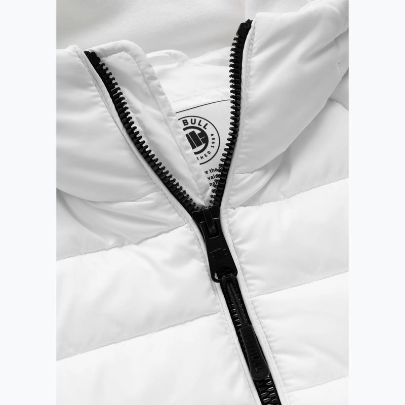 Kurtka męska Pitbull Palomar Padded Hooded Hybrid white 7
