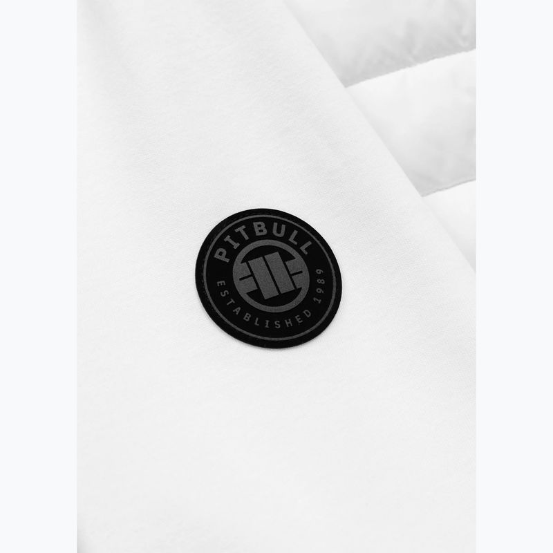 Kurtka męska Pitbull Palomar Padded Hooded Hybrid white 9