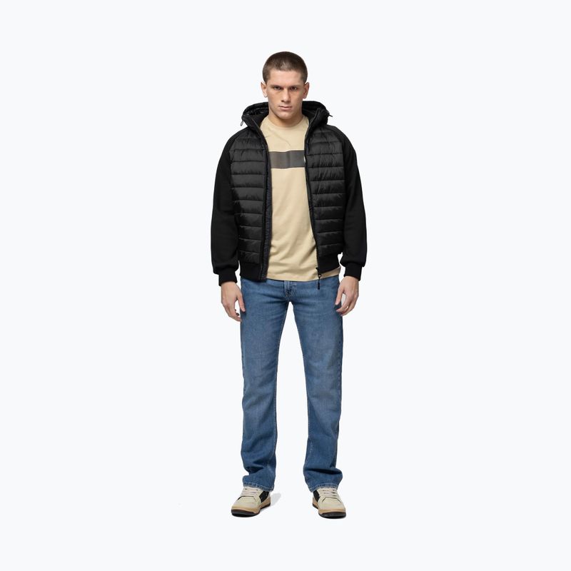 Kurtka męska Pitbull Palomar Padded Hooded Hybrid black 2