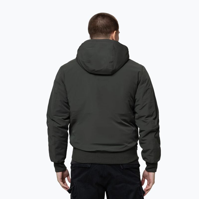 Kurtka męska Pitbull York Hooded olive 3